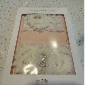 FREE WITH PURCHASE! Lace wedding garter set of 2 brand new in box